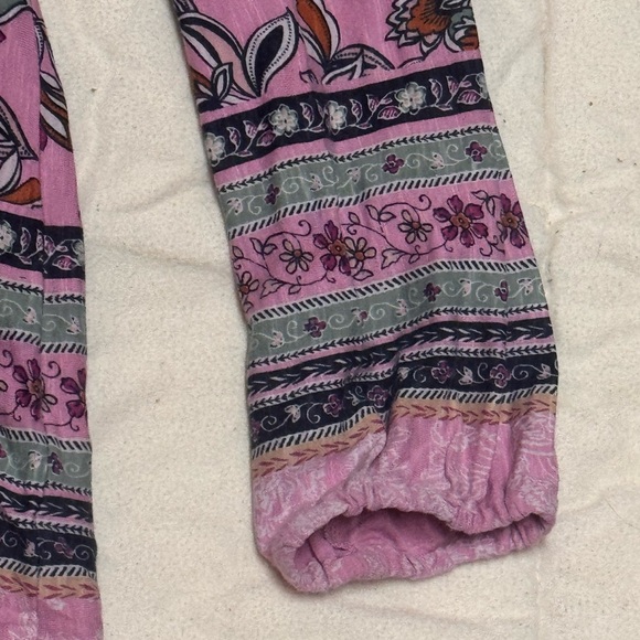 Vintage America Purple Floral Blouse - Picture 5 of 16